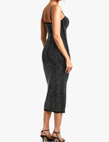Rochie medie Boohoo, negru
