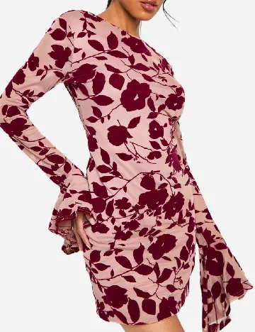 Rochie scurta Boohoo, roz
