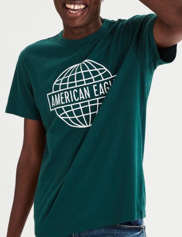 Tricou American Eagle, verde