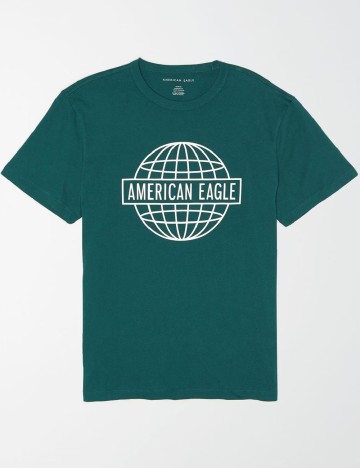Tricou American Eagle, verde