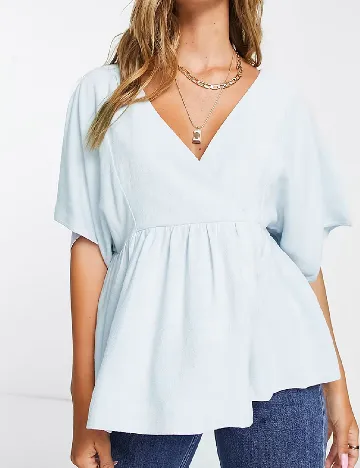 Bluza ASOS, bleu Albastru