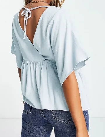 Bluza ASOS, bleu Albastru