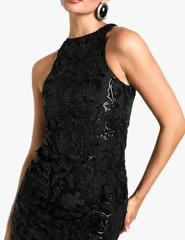 Rochie lunga Boohoo, negru