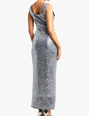 Rochie lunga Boohoo, gri