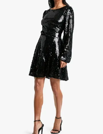 Rochie scurta Boohoo, negru