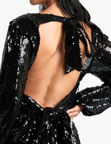 Rochie scurta Boohoo, negru