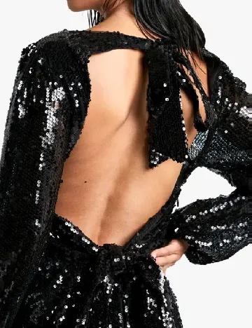 Rochie scurta Boohoo, negru