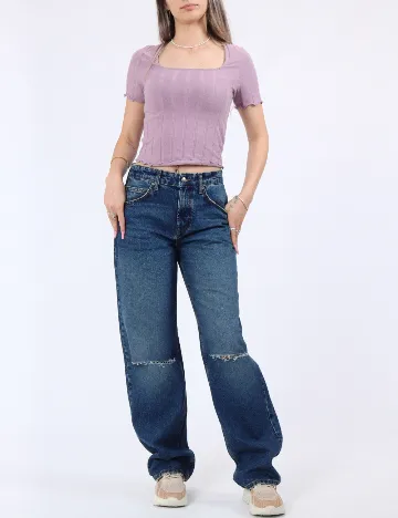 Top American Eagle, roz pudra inchis