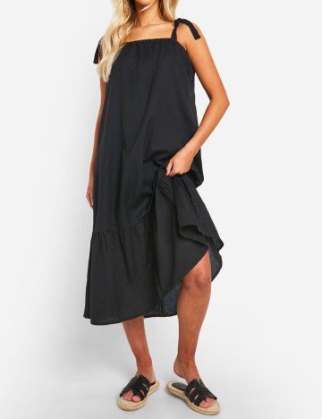 Rochie medie Boohoo, negru