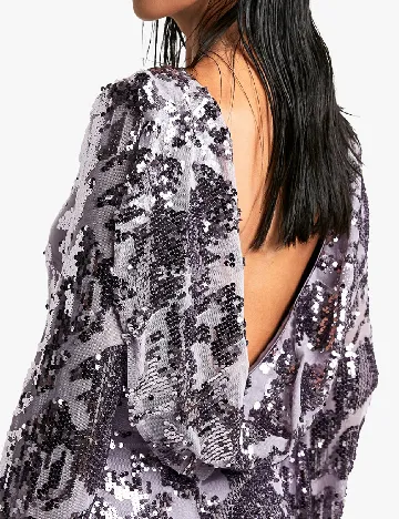 Rochie scurta Boohoo, mov Mov