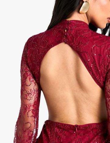 Rochie lunga Boohoo, visiniu