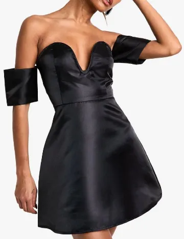 Rochie scurta Boohoo, negru