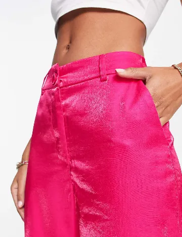 Pantaloni Urban Threads, roz Roz