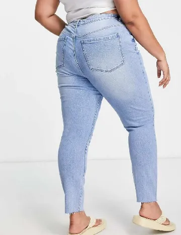 Blugi Urban Bliss Plus Size, albastru