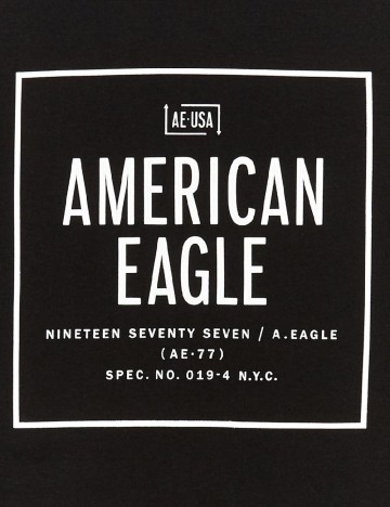 Tricou American Eagle, negru