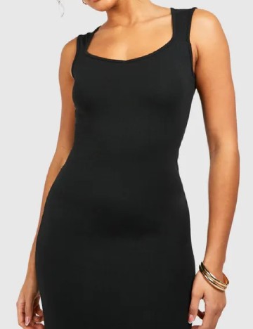 Rochie lunga Boohoo, negru