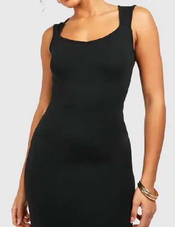 Rochie lunga Boohoo, negru