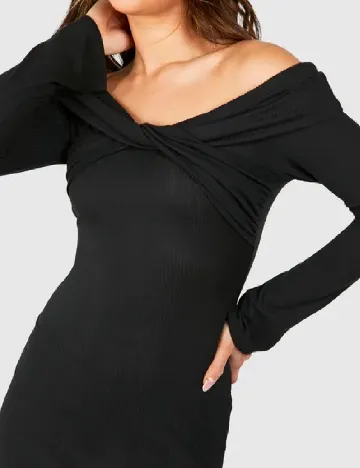 Rochie medie Boohoo, negru