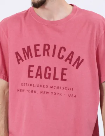 Tricou American Eagle, roz pudra Roz