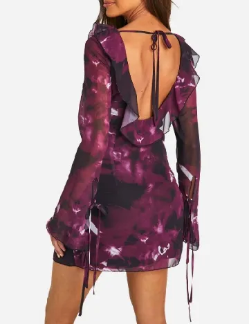 Rochie scurta Boohoo, mov