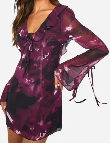 Rochie scurta Boohoo, mov