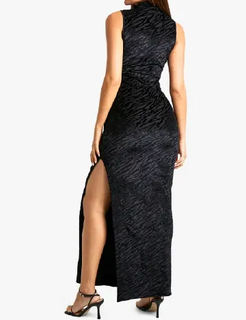 Rochie lunga Boohoo, negru Negru