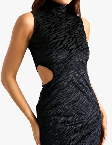 Rochie lunga Boohoo, negru Negru