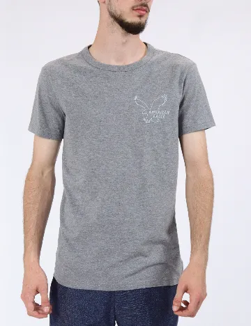 Tricou American Eagle, gri Gri