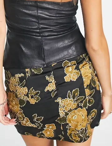 Fusta Reclaimed Vintage, negru Negru