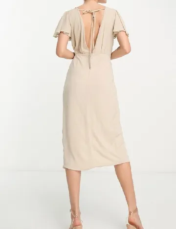 Rochie medie TFNC London, crem