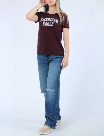 Tricou American Eagle, pruna