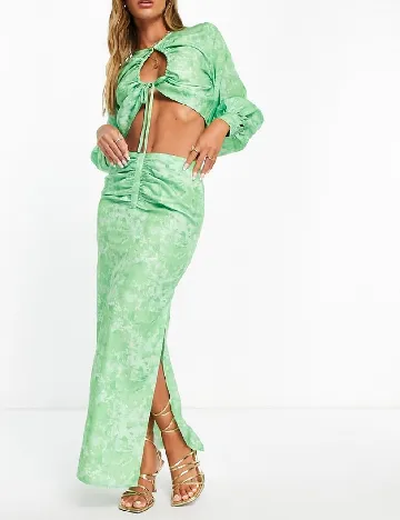 Fusta Pretty Lavish, verde