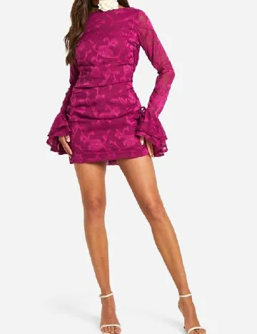 Rochie scurta Boohoo, mov