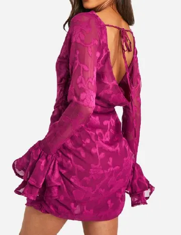 Rochie scurta Boohoo, mov