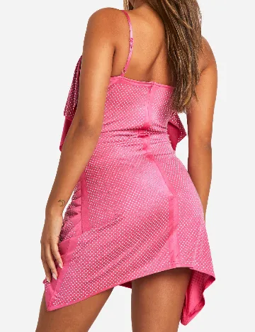 Rochie scurta Boohoo, roz