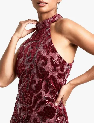 Rochie lunga Boohoo, visiniu
