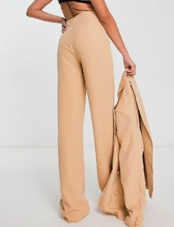 Pantaloni Unique21, maro deschis
