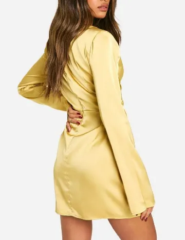 Rochie scurta Boohoo, galben