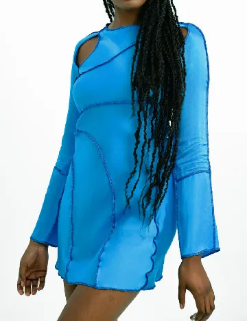 Rochie scurta Top Shop, albastru Albastru