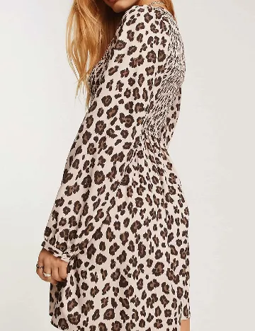 Rochie scurta Bolongaro Trevor, animal print Animal print