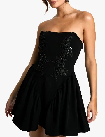 Rochie scurta Boohoo, negru
