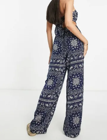 Pantaloni Urban Threads, bleumarin Albastru