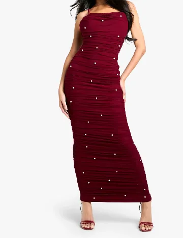Rochie lunga Boohoo, visiniu