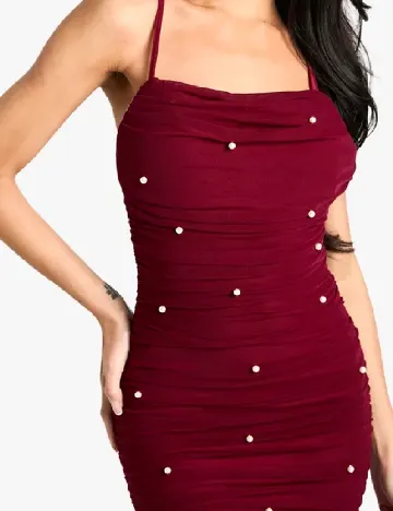 Rochie lunga Boohoo, visiniu