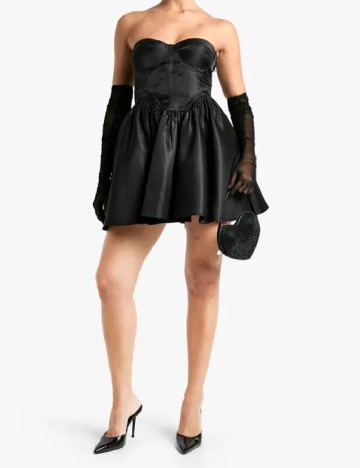 Rochie scurta Boohoo, negru