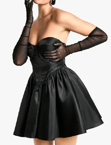 Rochie scurta Boohoo, negru