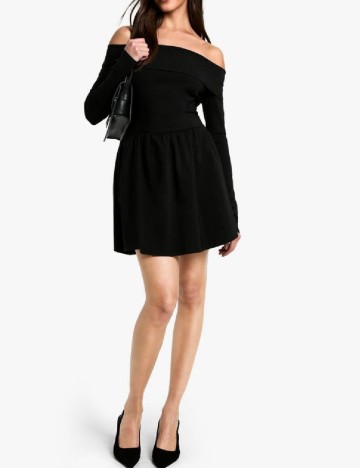 Rochie scurta Boohoo, negru