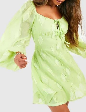 Rochie scurta Boohoo, verde
