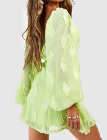 Rochie scurta Boohoo, verde
