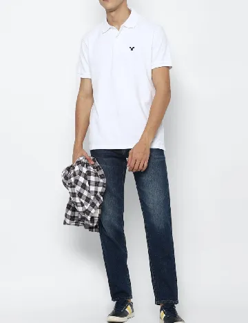 Tricou American Eagle, alb